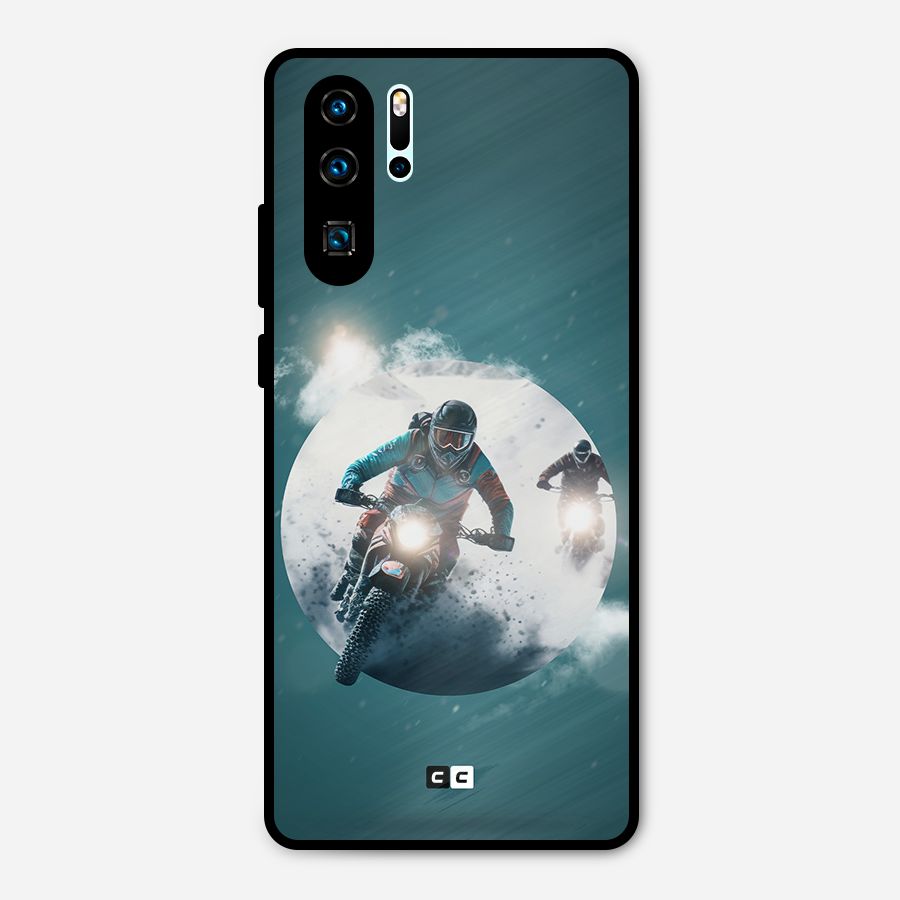 Sky Biker Metal Back Case for Huawei P30 Pro