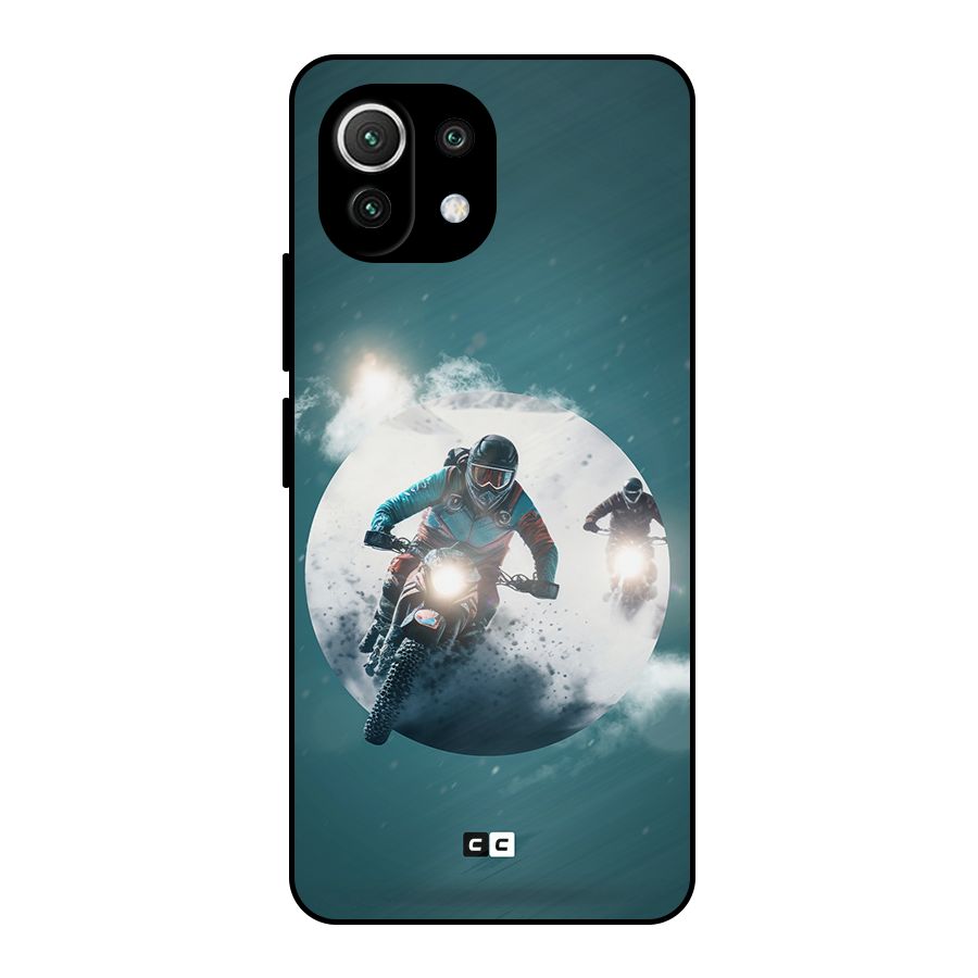 Sky Biker Metal Back Case for Mi 11 Lite NE 5G