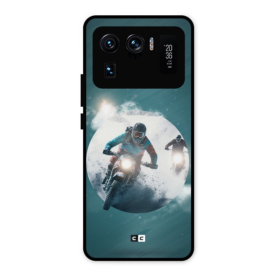 Sky Biker Metal Back Case for Mi 11 Ultra