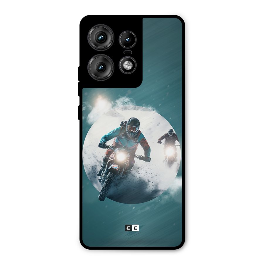 Sky Biker Metal Back Case for Motorola Edge 50 Pro