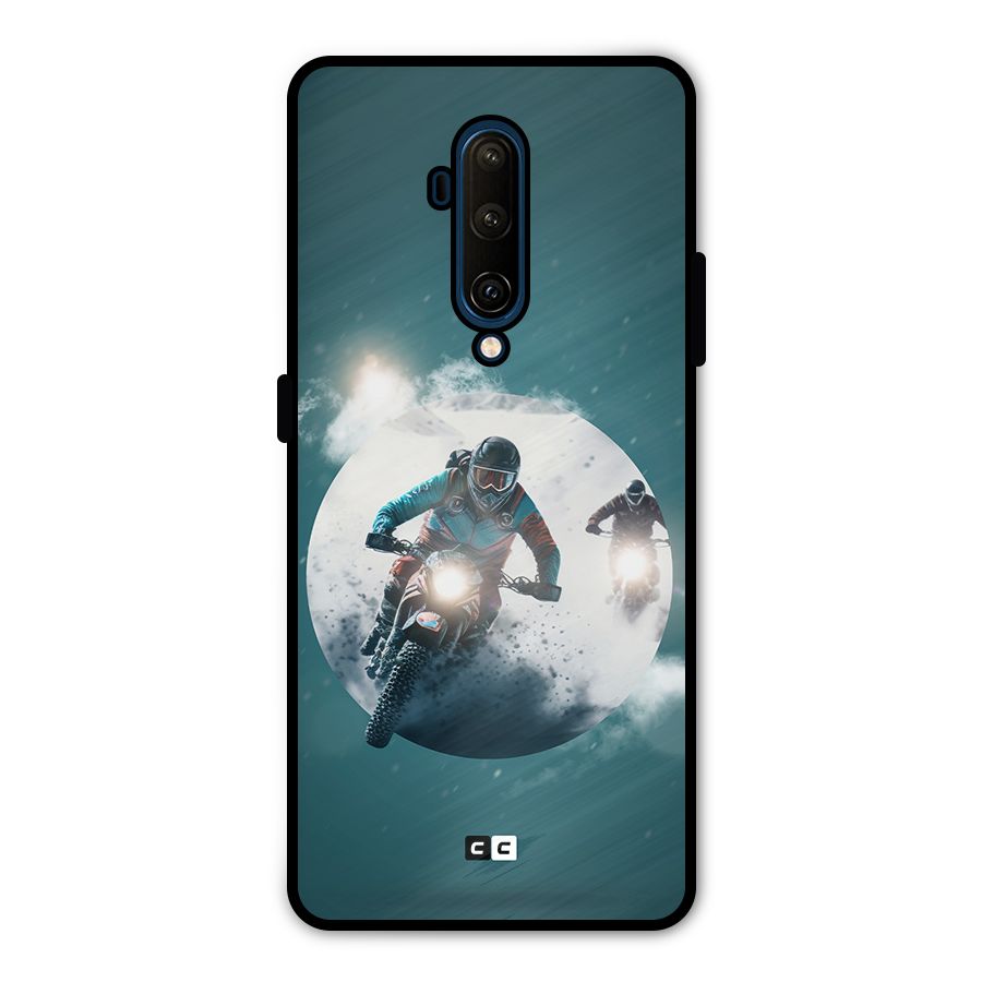 Sky Biker Metal Back Case for OnePlus 7T Pro