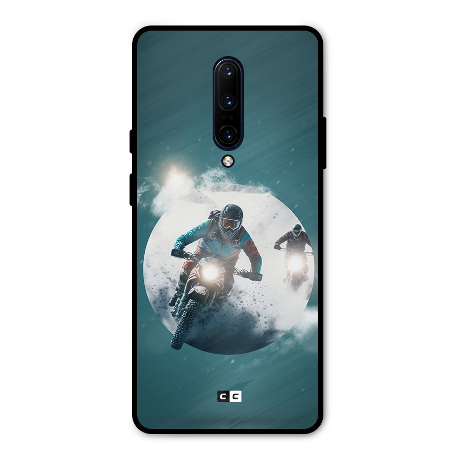 Sky Biker Metal Back Case for OnePlus 7 Pro