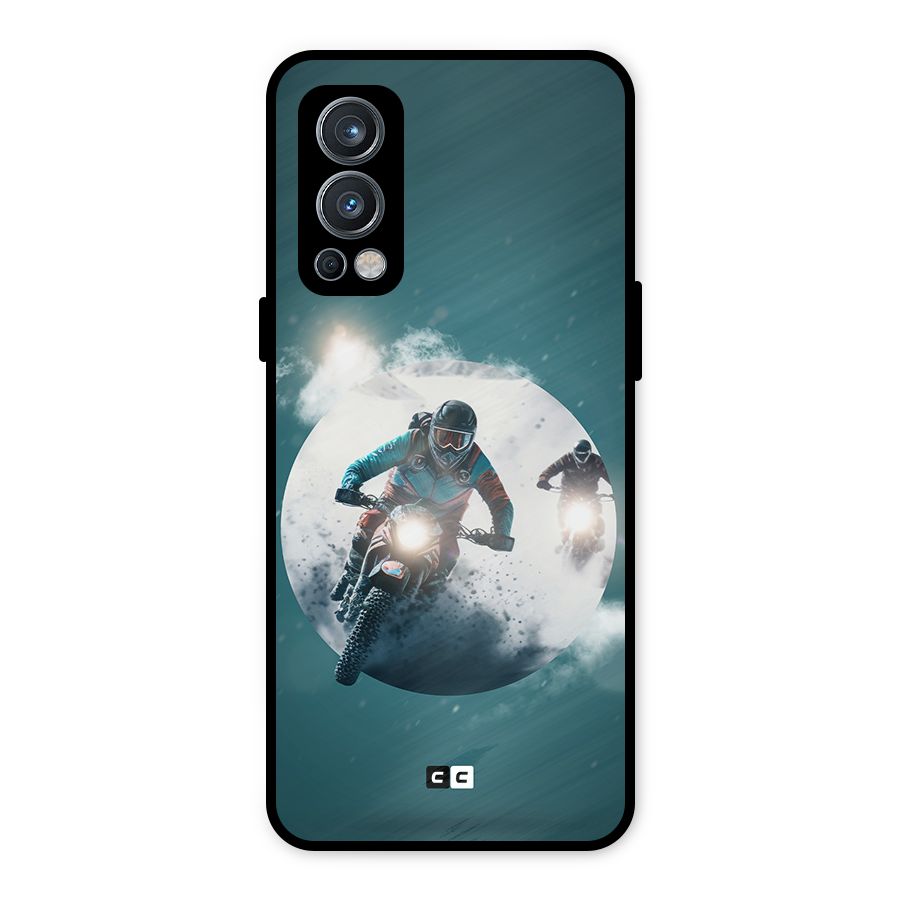 Sky Biker Metal Back Case for OnePlus Nord 2 5G