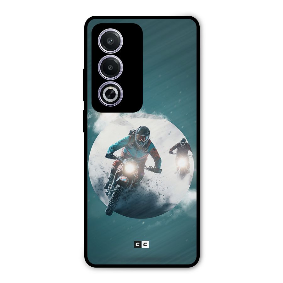 Sky Biker Metal Back Case for Oppo A3 Pro