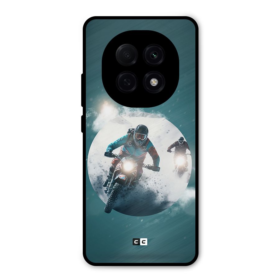 Sky Biker Metal Back Case for Oppo F29 Pro