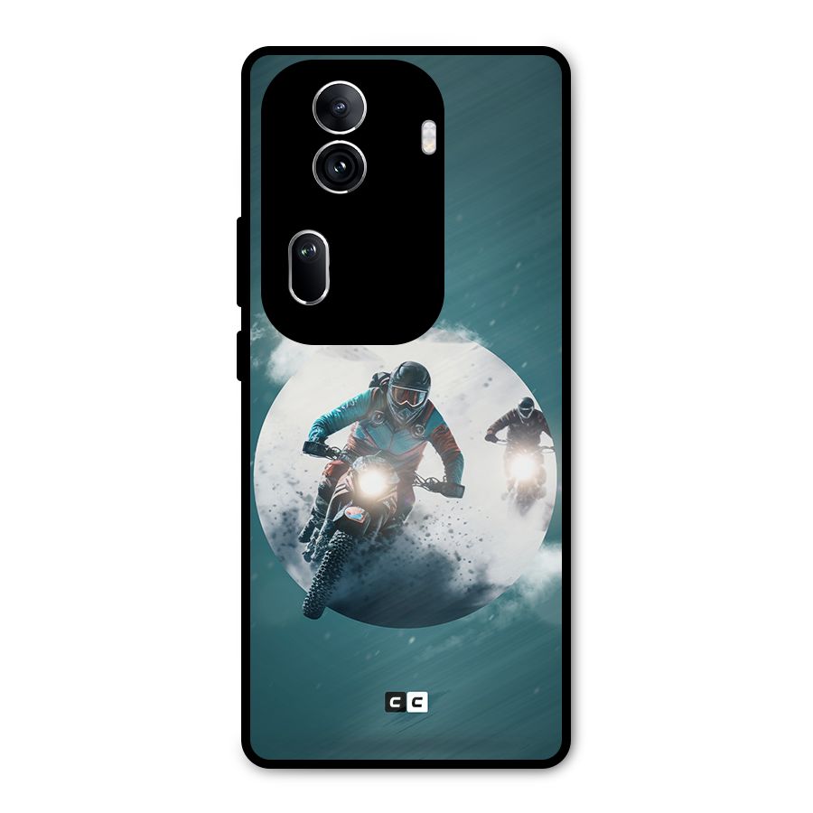 Sky Biker Metal Back Case for Oppo Reno11 Pro 5G