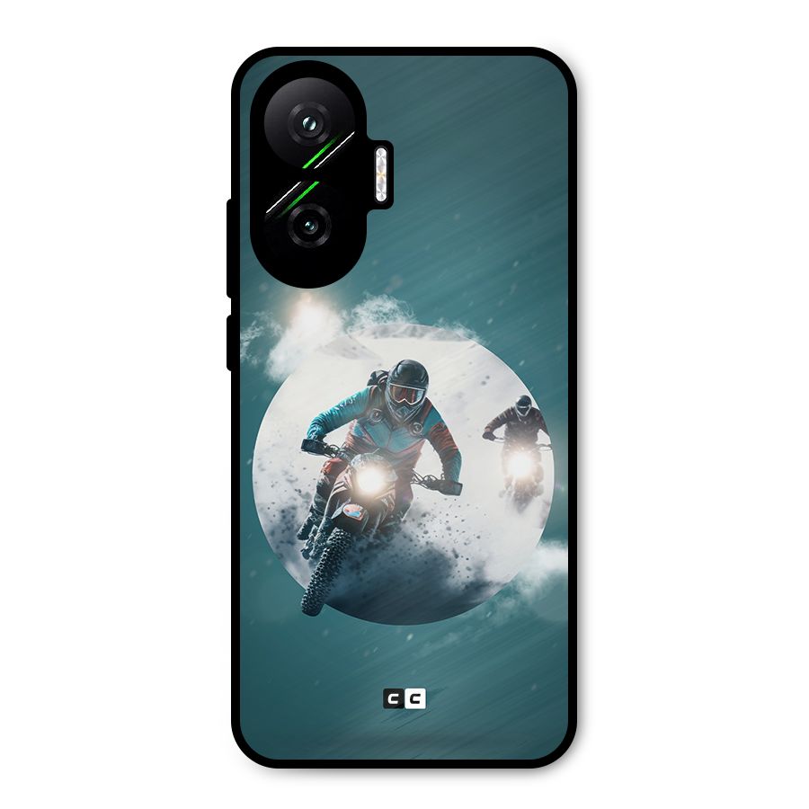 Sky Biker Metal Back Case for Poco F7