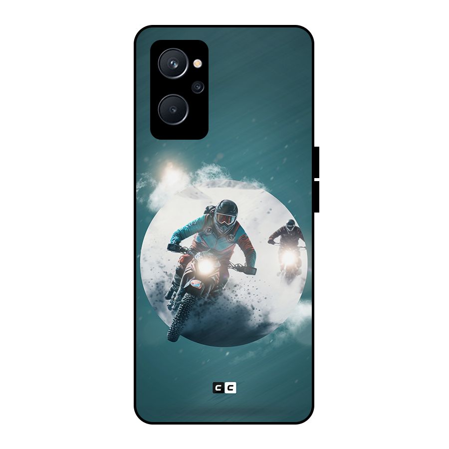 Sky Biker Metal Back Case for Realme 9i 5G