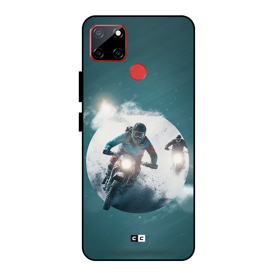 Sky Biker Metal Back Case for Realme C12