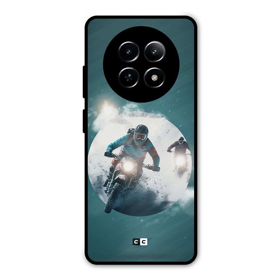 Sky Biker Metal Back Case for Realme Narzo 70x 5G