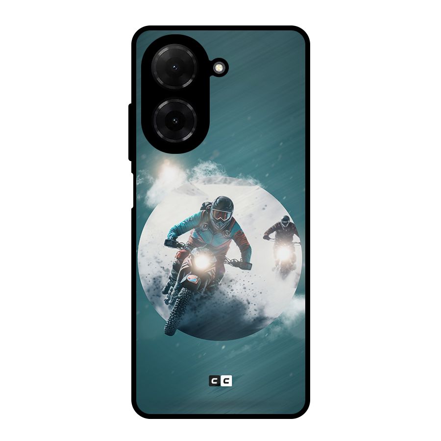 Sky Biker Metal Back Case for Redmi A5 4G