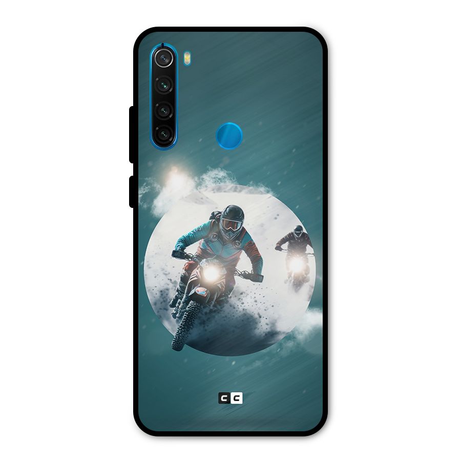 Sky Biker Metal Back Case for Redmi Note 8