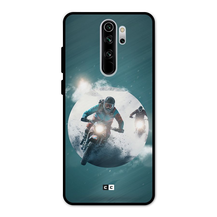 Sky Biker Metal Back Case for Redmi Note 8 Pro