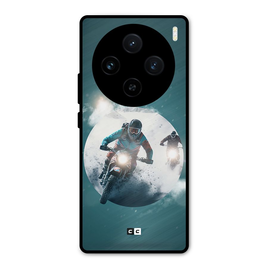 Sky Biker Metal Back Case for Vivo X100