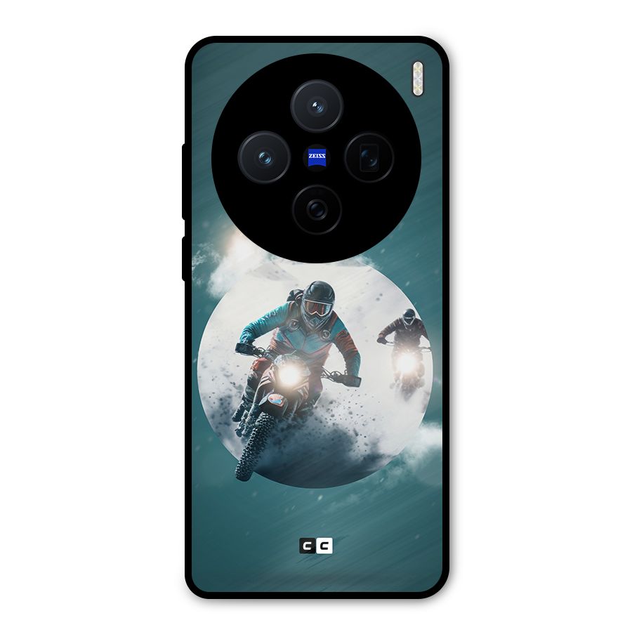 Sky Biker Metal Back Case for Vivo X200