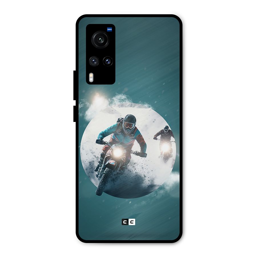 Sky Biker Metal Back Case for Vivo X60