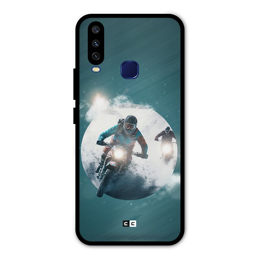 Sky Biker Metal Back Case for Vivo Y12