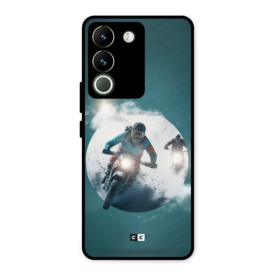 Sky Biker Metal Back Case for Vivo Y200