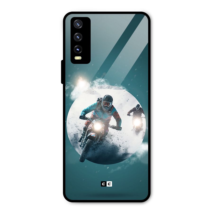 Sky Biker Metal Back Case for Vivo Y20g