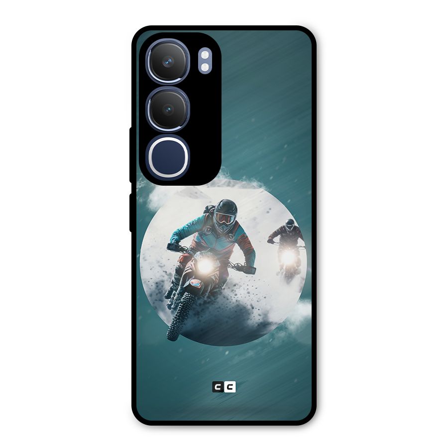 Sky Biker Metal Back Case for Vivo Y29
