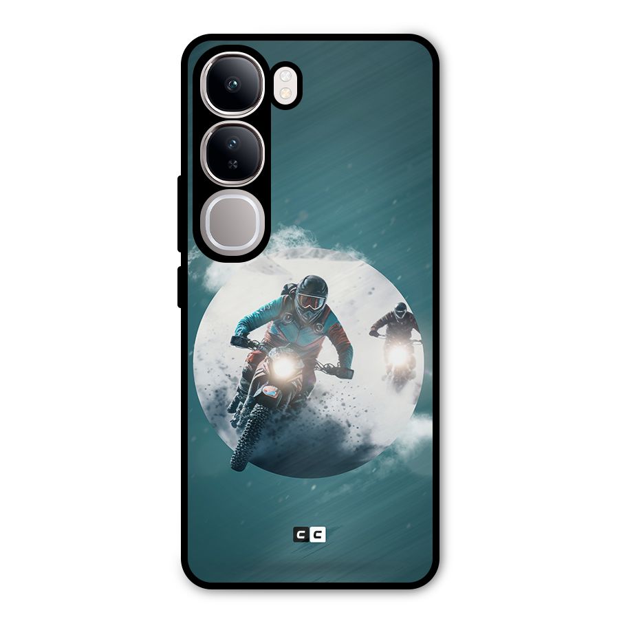 Sky Biker Metal Back Case for Vivo Y300