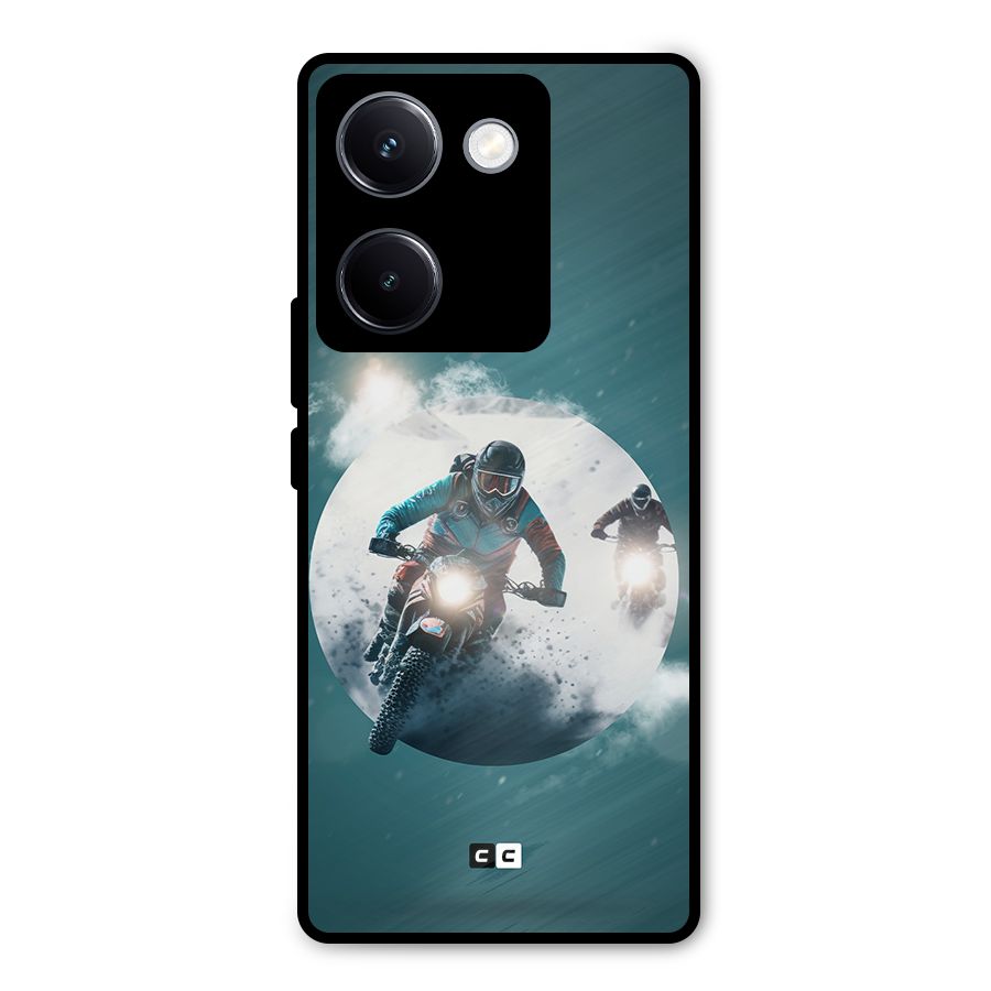 Sky Biker Metal Back Case for Vivo Y300 Plus