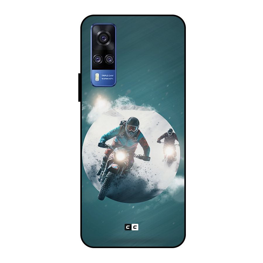 Sky Biker Metal Back Case for Vivo Y51