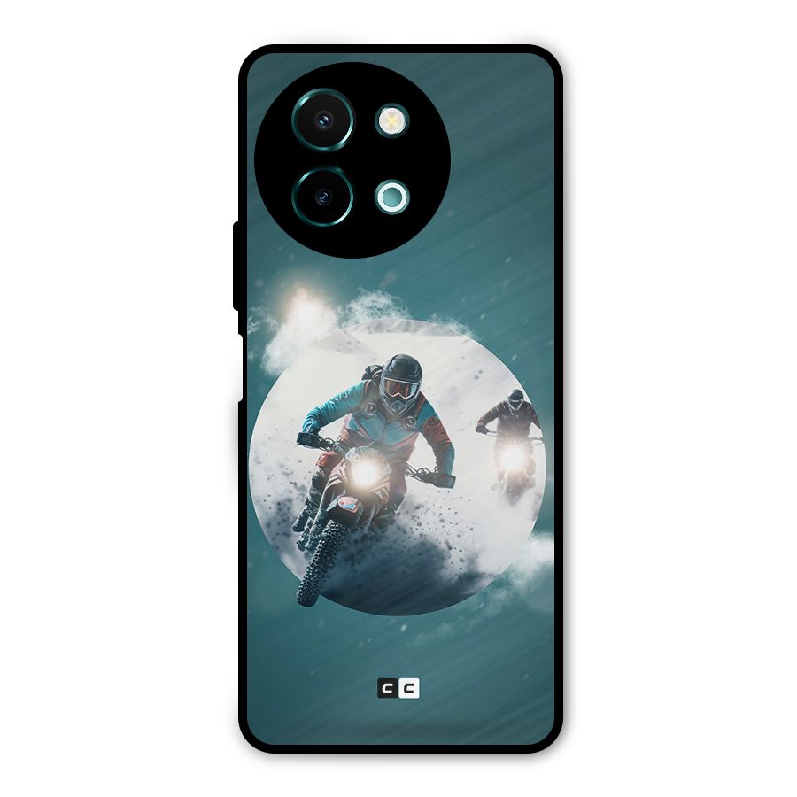 Sky Biker Metal Back Case for Vivo Y58