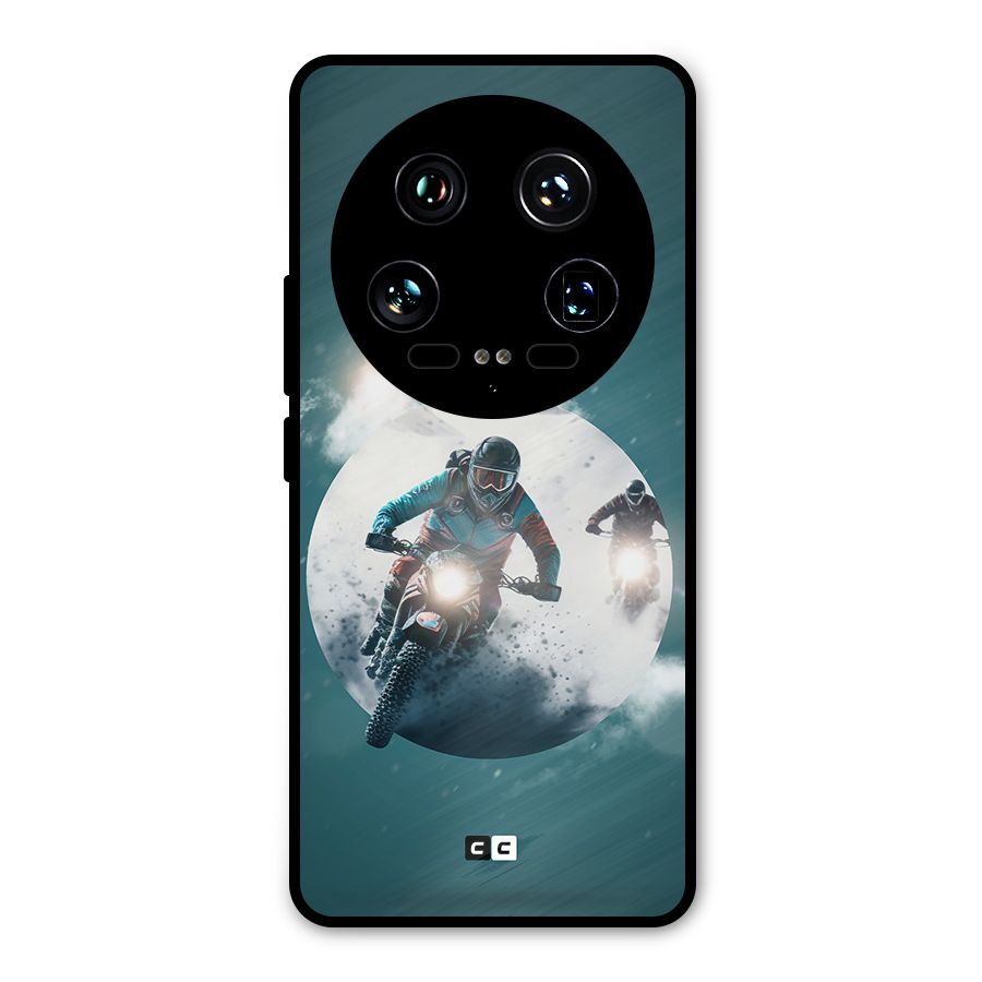 Sky Biker Metal Back Case for Xiaomi 14 Ultra