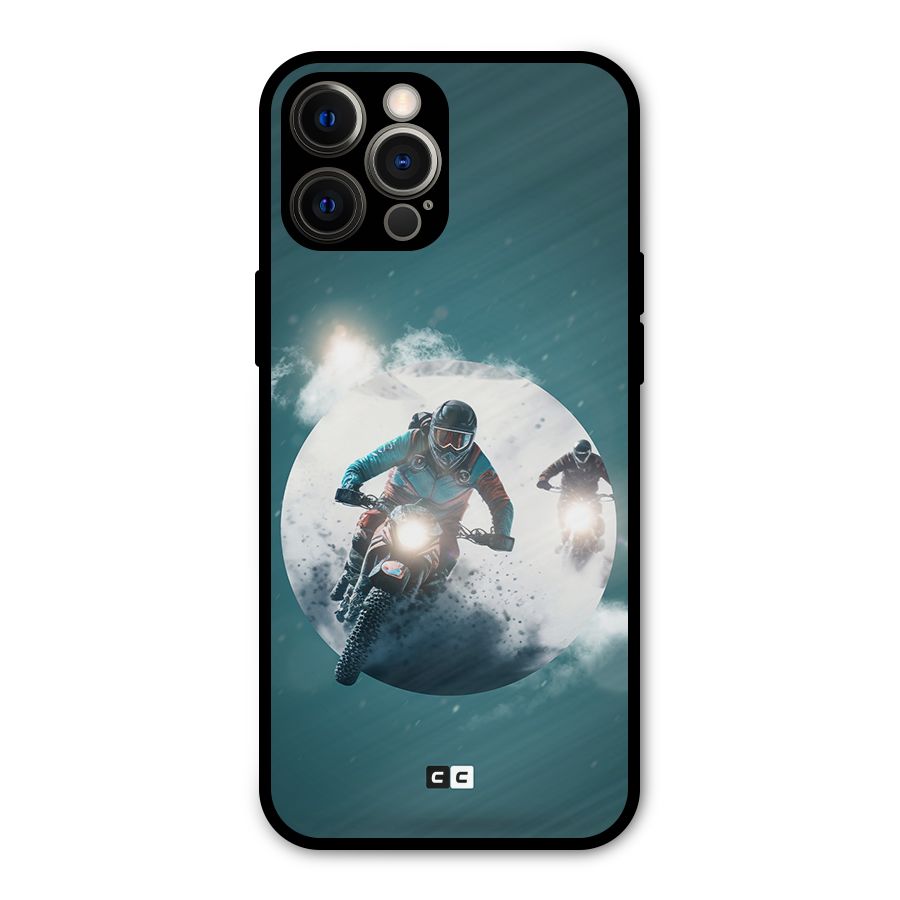 Sky Biker Metal Back Case for iPhone 12 Pro Max