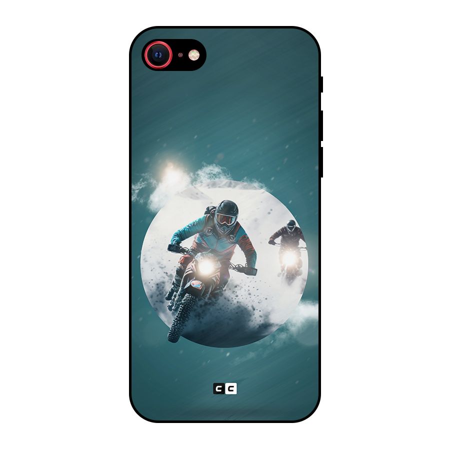 Sky Biker Metal Back Case for iPhone 7