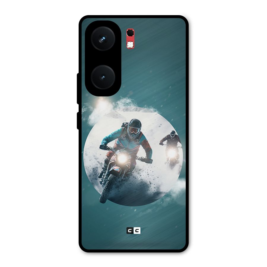 Sky Biker Metal Back Case for iQOO Neo 9 Pro