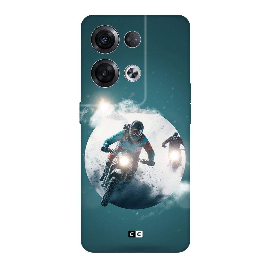 Sky Biker Original Polycarbonate Back Case for Oppo Reno8 Pro 5G