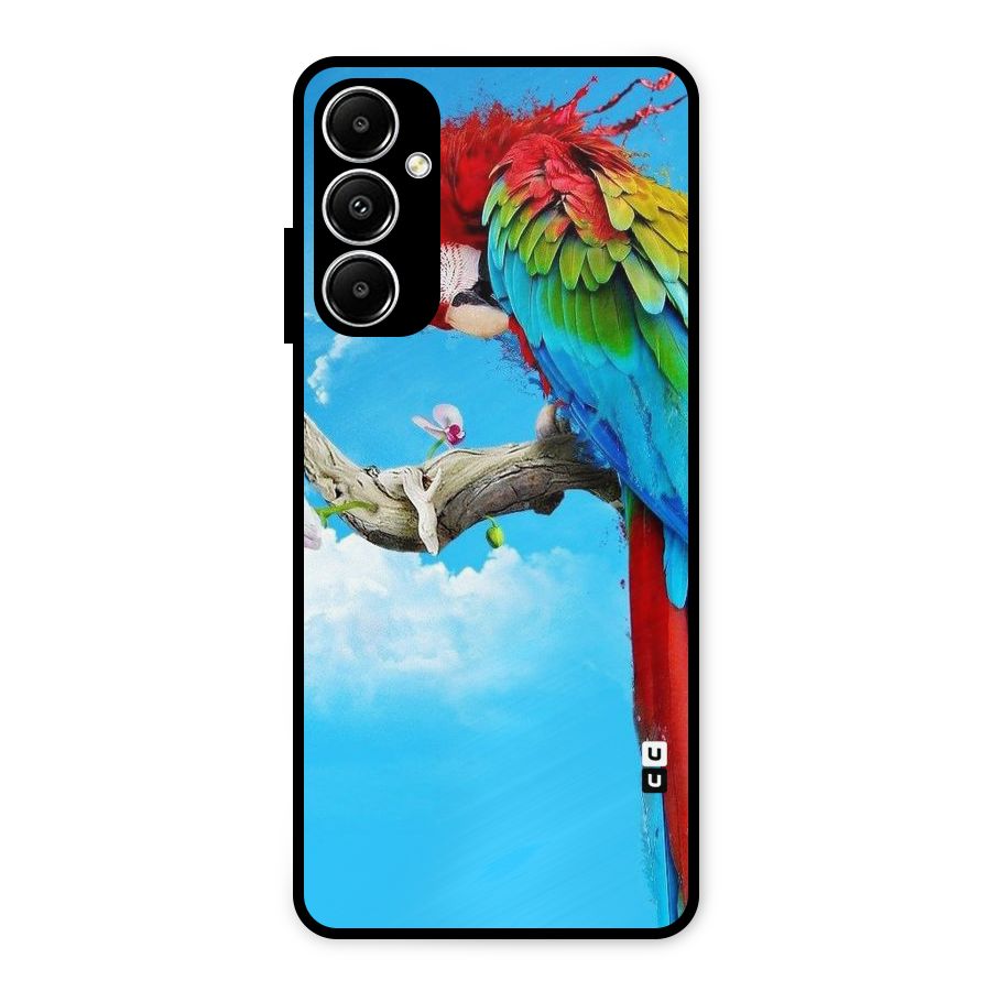 Sky Parrot Metal Back Case for Galaxy A05s