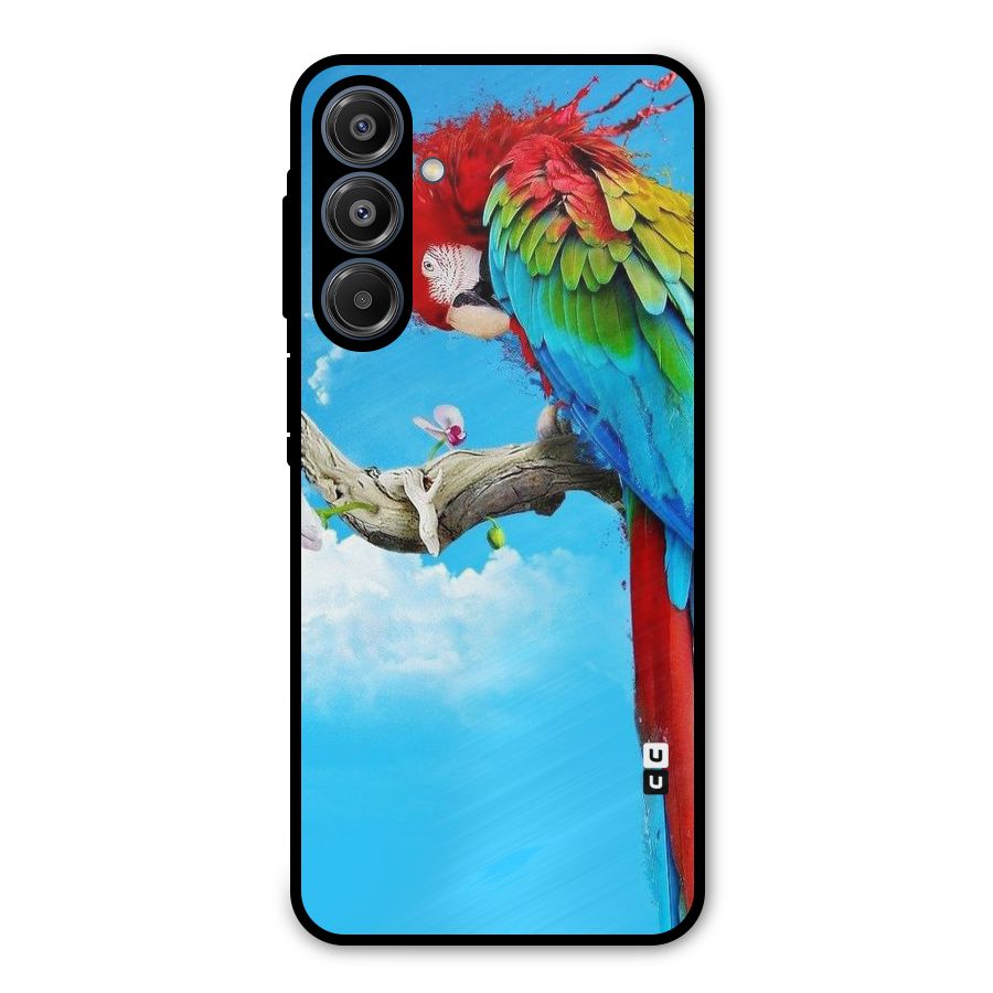 Sky Parrot Metal Back Case for Galaxy A16 5G