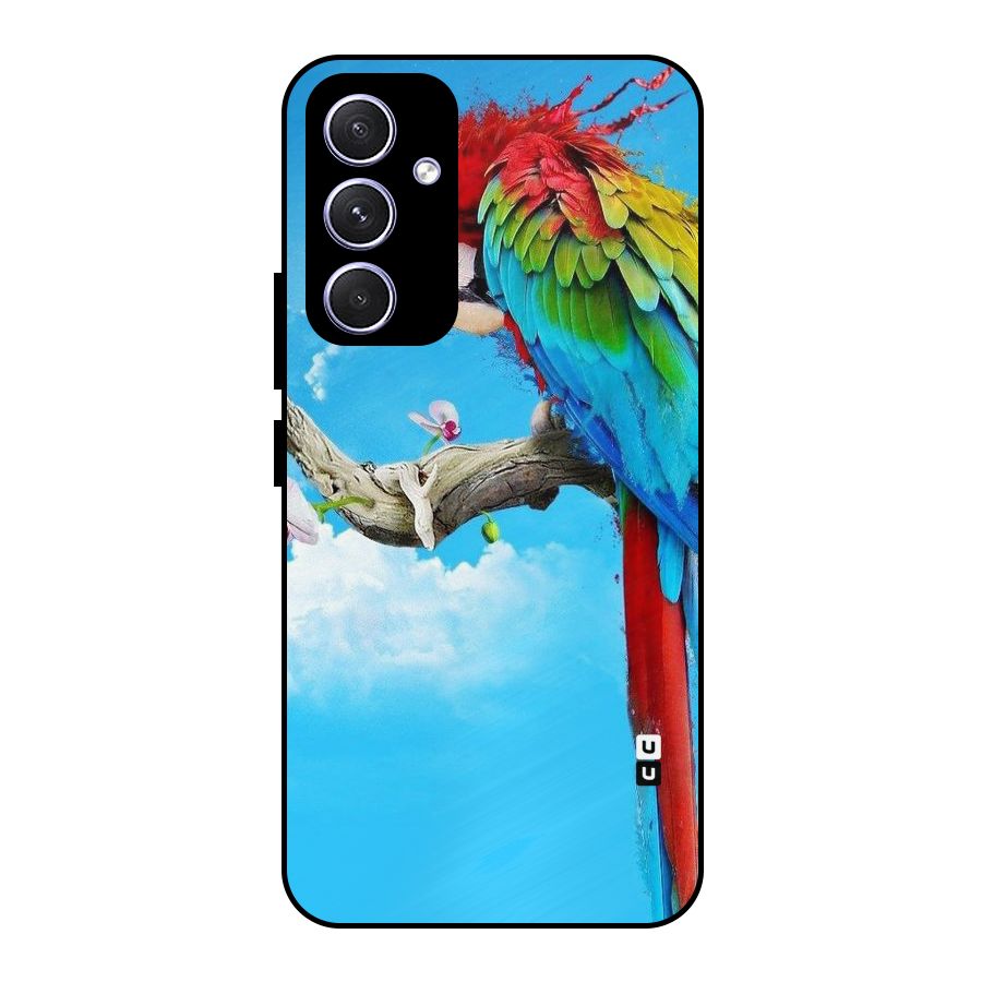 Sky Parrot Metal Back Case for Galaxy A54