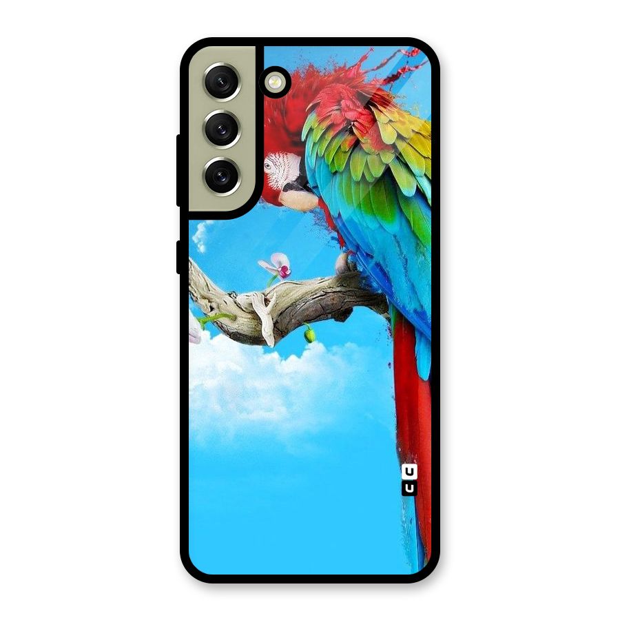 Sky Parrot Metal Back Case for Galaxy S21 FE 5G (2023)