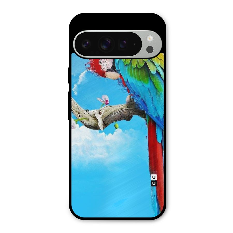 Sky Parrot Metal Back Case for Google Pixel 9 Pro XL