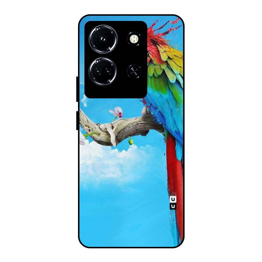 Sky Parrot Metal Back Case for Infinix Note 30 5G