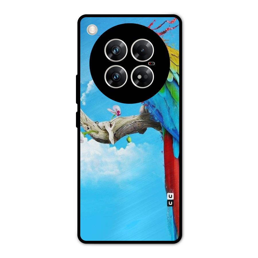 Sky Parrot Metal Back Case for Infinix Zero 40 5G
