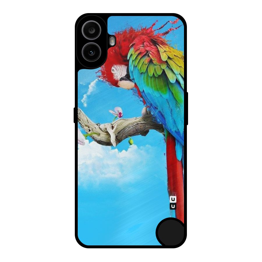 Sky Parrot Metal Back Case for Nothing CMF Phone 1