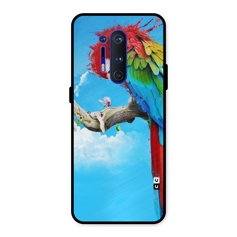 Sky Parrot Metal Back Case for OnePlus 8 Pro