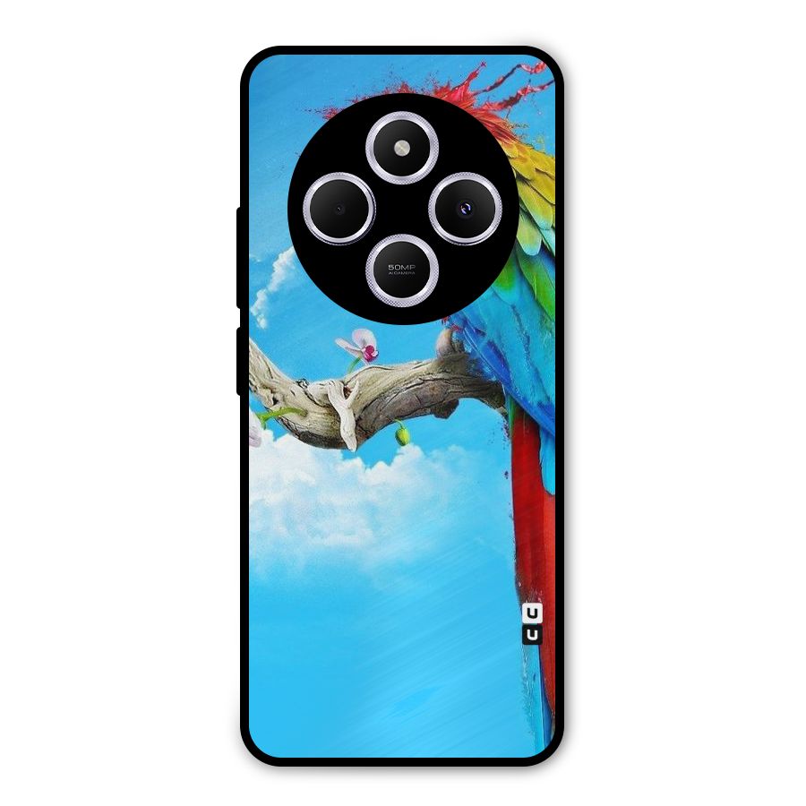 Sky Parrot Metal Back Case for Poco C75 5G