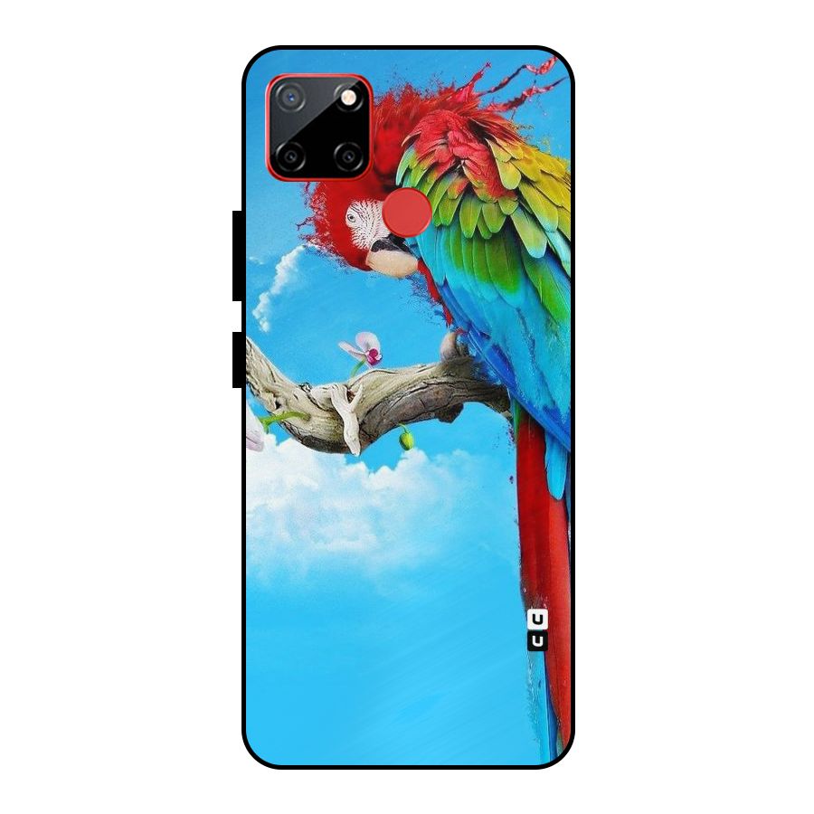 Sky Parrot Metal Back Case for Realme C12