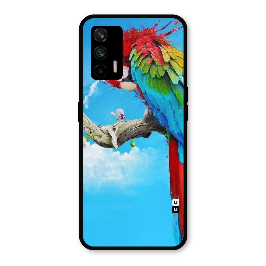 Sky Parrot Metal Back Case for Realme GT 5G