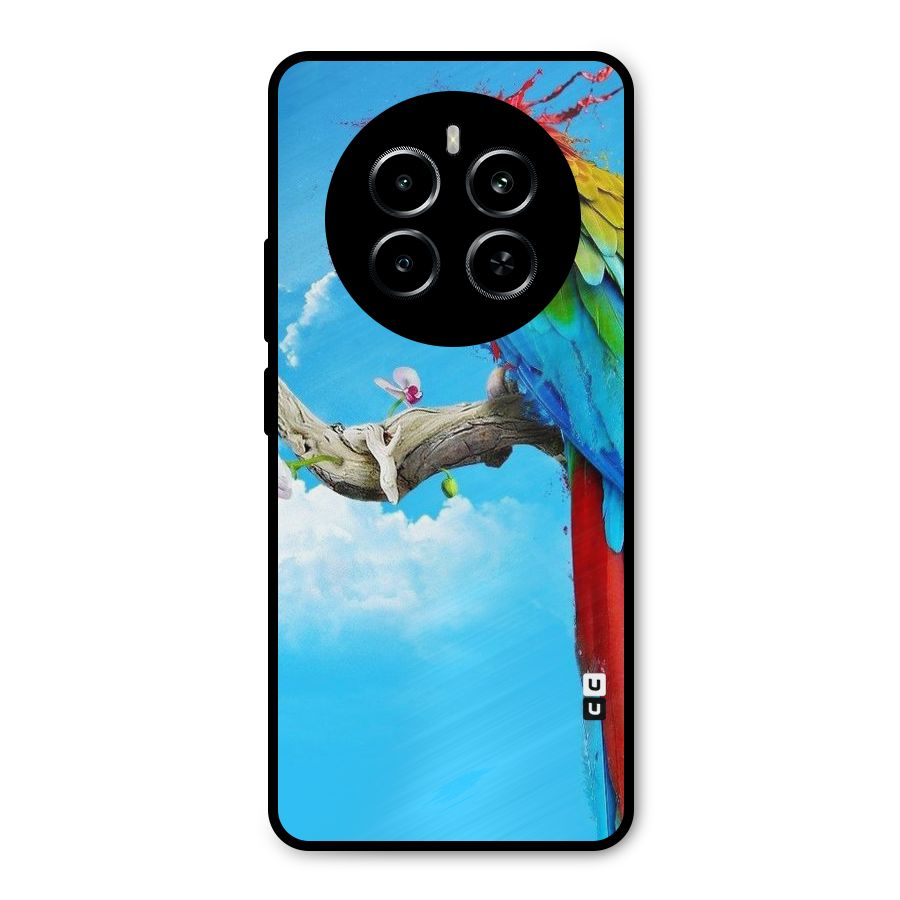 Sky Parrot Metal Back Case for Realme P1