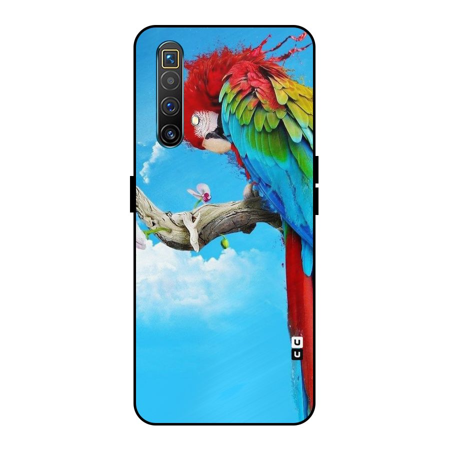 Sky Parrot Metal Back Case for Realme X3