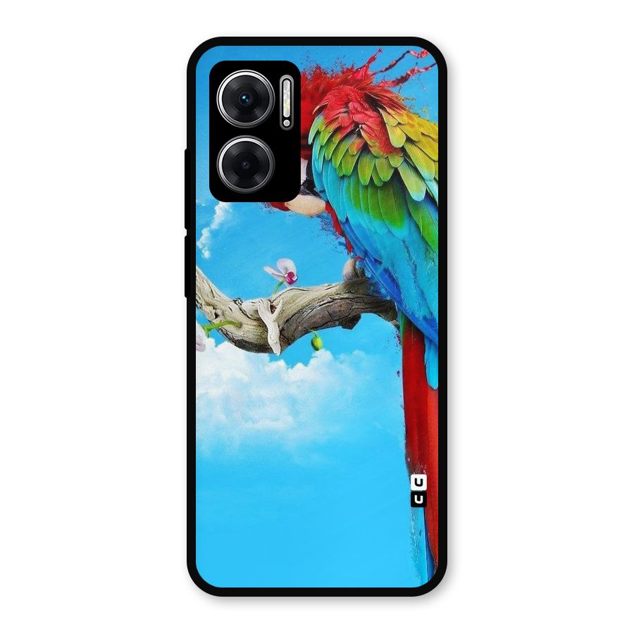 Sky Parrot Metal Back Case for Redmi 11 Prime 5G