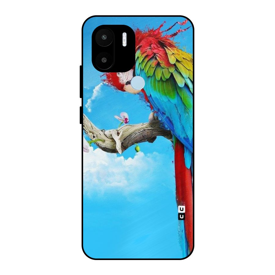 Sky Parrot Metal Back Case for Redmi A1+
