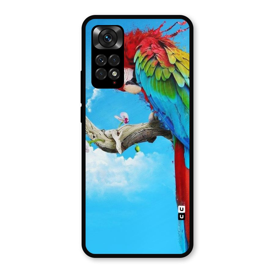 Sky Parrot Metal Back Case for Redmi Note 11s